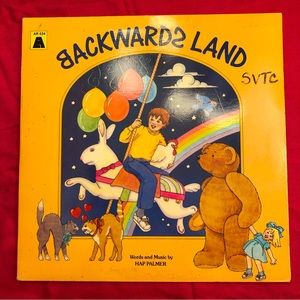 Backwards Land By Hap Palmer Vinyl Record LP 1987 Children's Educational
